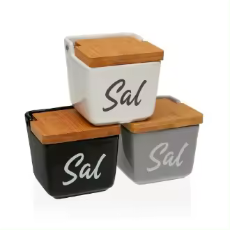 Asador de Sal Versátil Organizador de Cocina Pequeño con Varios Contenedores - 1
