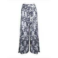 Pantalones de cintura alta con estilo floral cómodos para mujeres en verano - details 5