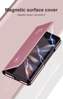Funda Inteligente para Samsung Galaxy Z Fold Funda de Cuero con Revestimiento de Espejo - details 7