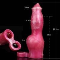 Leten YESBUY fantasía perro manga enorme nudo consolador vaina agrandamiento juguete sexual Anal próstata masajeador vaginal juguetes eróticos para adultos - details 17