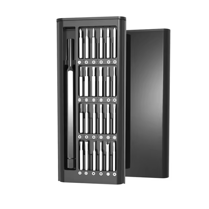 Juego de destornilladores magnéticos de precisión 25 en 1 con Mini juego de destornilladores de bolsillo de 24 piezas, juego de reparación pequeño para teléfono móvil/PC/Came - 1