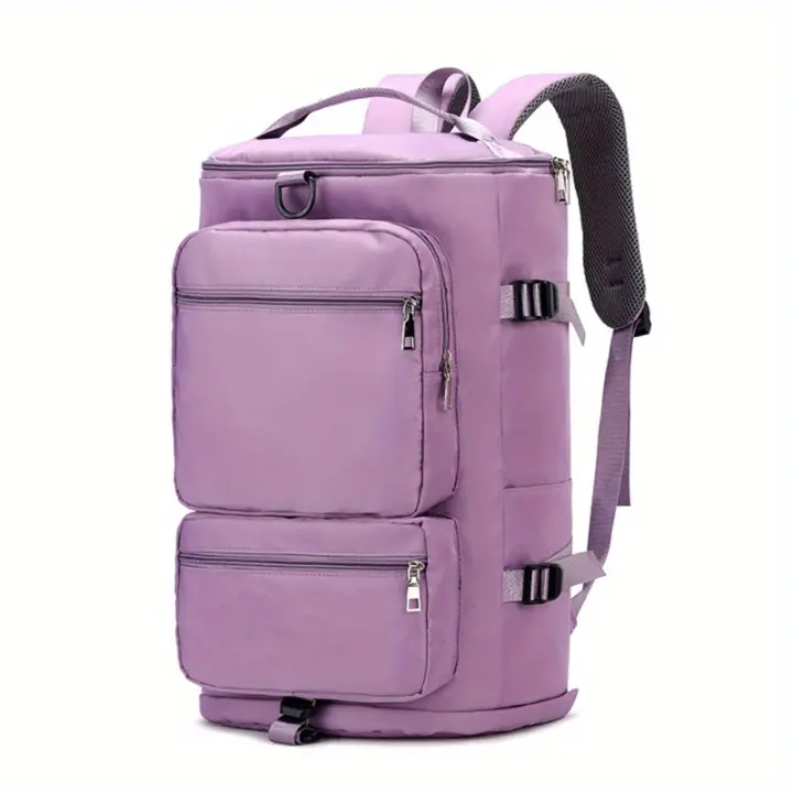 Outdoor Large Capacity Women's Travel Bag, Casual Multifunctional Backpack For Camping, Hiking, Sports Yoga - 1