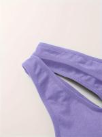 Sujetador Deportivo Cómodo para Mujer con Almohadillas Extraíbles - Sin Aros, Diseño de Un Hombro, Detalle de Malla Transpirable, Mezcla de Nylon y Elastano - details 8
