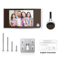 Timbre de Puerta Elecpow Nuevo de 3.5 pulgadas con Peephole 120° LCD Viewer Cámara de Puerta Inteligente para el Hogar Monitor Visual para Exteriores Buenos Normales Fabricado en China - details 6