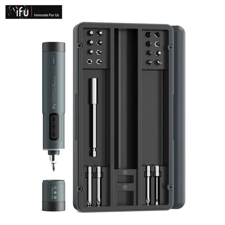 Mini Taladro Eléctrico Sin Cable 3.6V 6.3*25mm 29pcs Bits S2 Batería de Iones de Li Velocidad Máxima 5Nm Herramientas de Reparación - 1