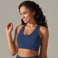 Sujetador deportivo a prueba de golpes para mujer, camiseta sin mangas para correr, ropa interior sexy para fiesta y yoga - details 35