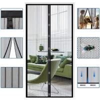 Cortinas antimosquitos para puertas, mosquitera magnética para puerta y ventana, malla de cierre automático para cocina y sala de estar - details 3
