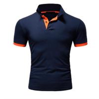 Polo ajustado de manga corta para hombre, Camisa lisa con cuello suave, informal, para trabajo, Golf, senderismo, color rosa - details 20
