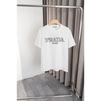 Camisa de manga corta con logotipo frontal de moda de verano de alta calidad, camiseta holgada de algodón puro para hombre, nuevo accesorio de camisa informal estilo pareja - details 0
