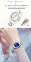 Reloj de Pulsera de Cuarzo Octagonal con Diamantes Reloj de Moda de Lujo para Mujer - details 1