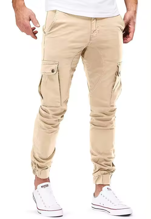 Otoño nuevos pantalones de trabajo rectos para hombres. - 1