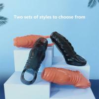Leten-condones masculinos finos con bloqueo retardante para hombres, extensor de manga, potenciador de erección, anillo para pene, Juguetes sexuales, productos íntimos de silicona - details 3