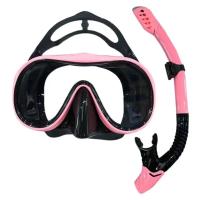 Máscara de buceo kit de buceo vidrio templado panorama equipo profesional de buceo entrenamiento de natación adultos adolescentes - details 4