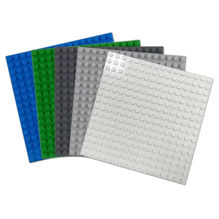 2 piezas de 16x16 compatibles con las principales marcas de bloques de construcción, accesorios básicos, placas base - 1