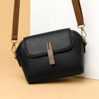 Bolso bandolera de hombro pequeño de diseñador para mujer, de piel sintética, color sólido - details 10