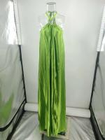 Elegante Vestido de Noche de Satén con Halter Neck Holgado Moda de Verano A-e - details 17