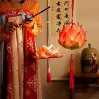 Lámpara de Loto Brillante en Mano Decoración Festiva China del Autumnio 2024 - details 0