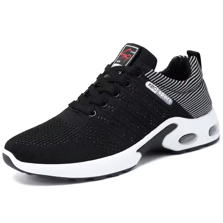 Zapatillas de Correr Profesionales para Hombres Ligeras de Malla Diseñadas por Artista con Cordones - 1