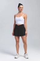 Falda de tenis plisada con bolsillos para mujer, pantalones cortos, faldas atléticas, faldas cruzadas de cintura alta para gimnasio, Golf, faldas deportivas de entrenamiento - details 14