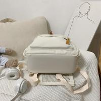 2025 Nueva Versión Coreana De Las Mujeres Mochila De Nylon De Moda Versátil Academia De Artes Y Letras Viento Estudiante Mochila Escolar - details 2
