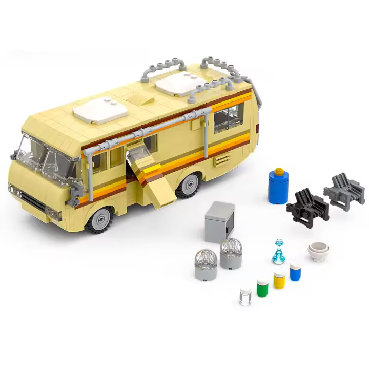 Juego de construcción de Breaking Bad para niños y niñas, juguete educativo para armar autocaravana, regalo - 1