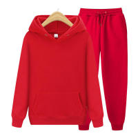 Sudadera con capucha de lana para hombre, suéter de color liso, ribete deportivo, 220 g - details 11