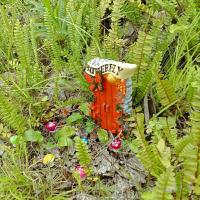 Figurita de puerta de hada elfo para jardín, artesanías de resina, puerta de jardín en miniatura divertida, puerta de hadas hecha a mano, decoración de escritorio - details 2
