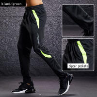 Pantalones Deportivos Para Hombre Con Bolsillos Y Cierre De Cremallera Para Correr Y Entrenar Fútbol Leggings De Fitness Talla Verdadera - details 10