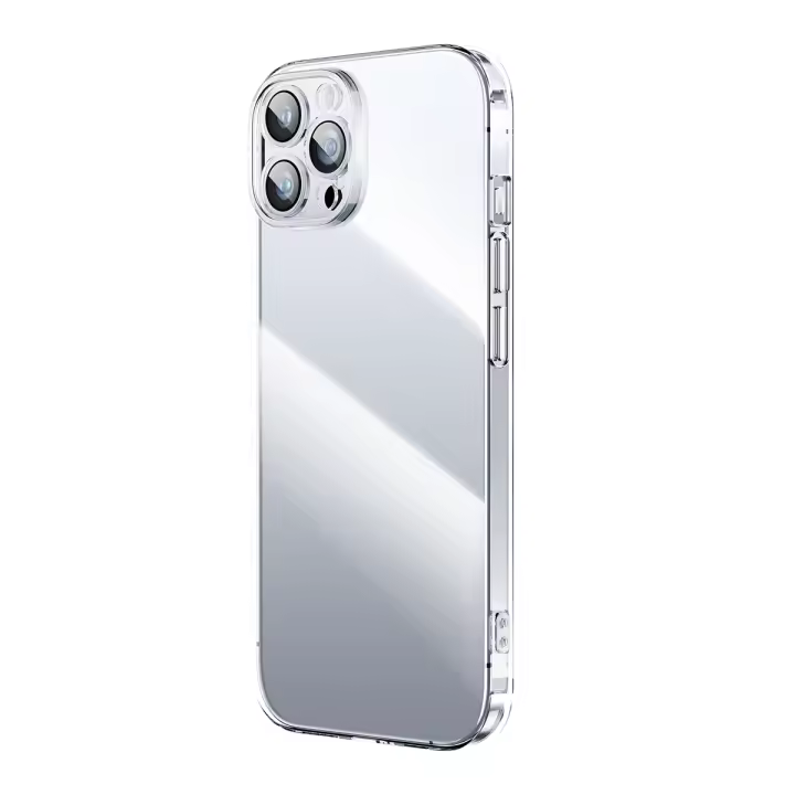 Baseus-funda transparente de silicona TPU para iPhone, carcasa fina y suave, antiamarilla, ultrafina, para iPhone 16 Pro Max - 1