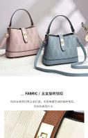 Bolso de hombro diagonal de gran capacidad para mujer de alta gama, cierre de cremallera moderno, diseño y producción 21419 PU - details 9