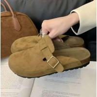 Sandalias de Cork con Punta Cerrada para Mujeres Zapatillas de Camuflaje de Leopardo - details 5
