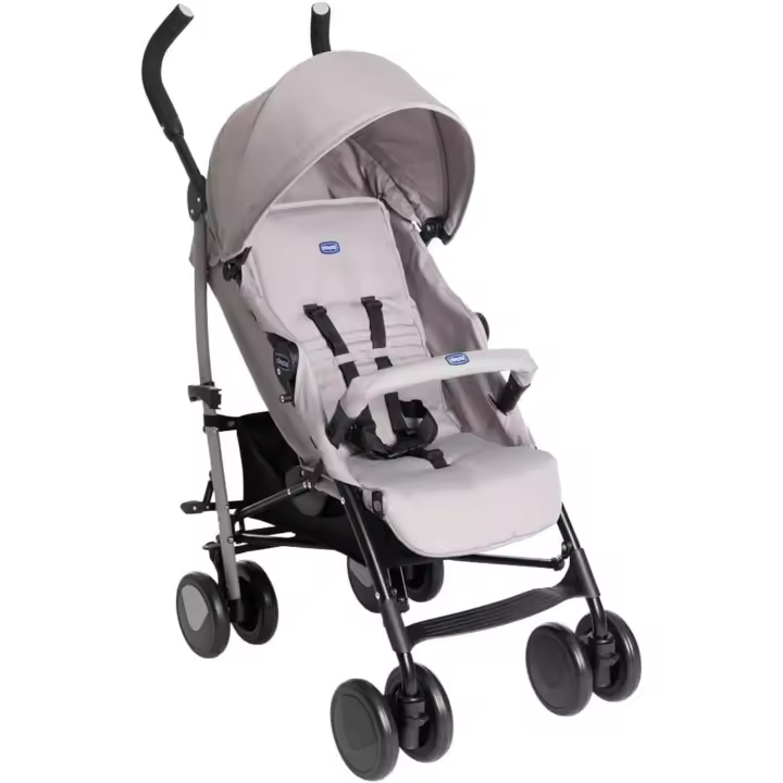 Silla de Paseo Ligera y Plegable Compacta y Reclinable con Apoyabrazos Posición para Dormir - 1
