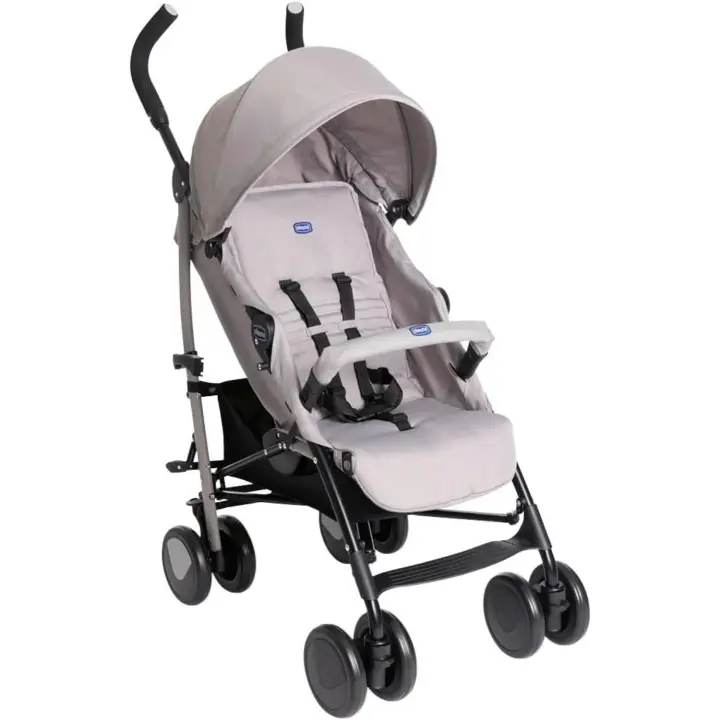 Silla de Paseo Ligera y Plegable Compacta y Reclinable con Apoyabrazos Posición para Dormir - 1