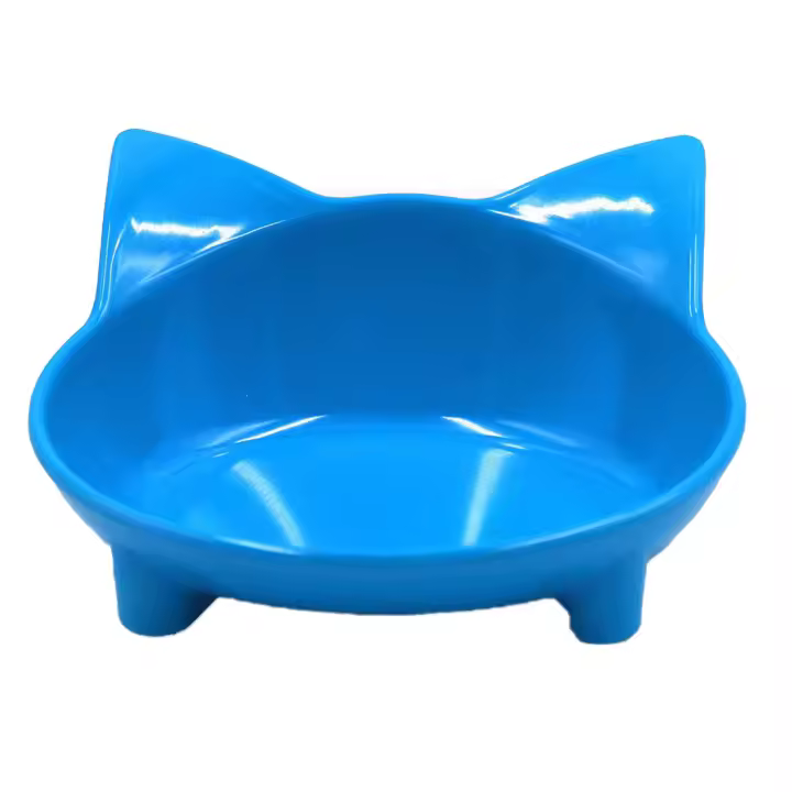 Bol para Alimentos de Gato Premium Cernida Antideslizante de Goma Alivio para El Bebida y Comer de Mascotas - 1