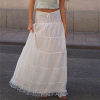 BUNO-Y2K Conjuntos de dos piezas florales criptográficos, tres elegantes conjuntos de vestido superior con cordones y cuello cuadrado de verano con lazo frontal, Festival - details 7