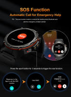 Reloj inteligente con GPS para hombre,AMOLED, dispositivo resistente al agua hasta 3ATM,Frecuencia cardíaca sueño,100 + modo deportivo,batería  de 500mA,SOS,Llamada Bluetooth,1,39 pulgadas,Detector de infrarrojos y efectivo,NFC,para exteriores, nuevo 2025 - details 3