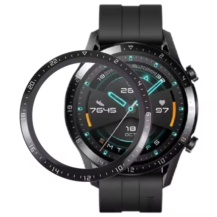 Lente de cristal exterior de pantalla frontal original para Huawei Watch GT 2 46 mm LTN-B19, DAN-B19 - 1