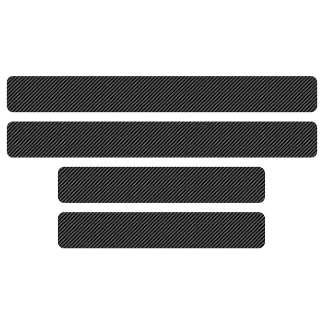 Pegatinas Protectoras de Umbral de Fibra de Carbono para Puertas de Coche - 1