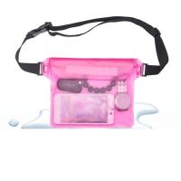 Bolsa gruesa impermeable para teléfono, bolsa impermeable de cintura plegable transparente, bolsa de almacenamiento suave subacuática para natación, deportes al aire libre - details 9