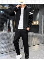 Conjunto deportivo de dos piezas para hombre, chándal de talla grande, primavera y otoño, novedad - details 16