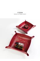 Bandeja de Almacenamiento Estilo Nórdico PU Organizador de Escritorio para Joyas, Cosméticos, Decoración del Hogar - details 3