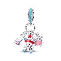 Nuevos Dijes de Plata de Ley 925 Diseño de Abrazo de Amor Zirconia Joyería de Mujer DIY Pulseras - details 41