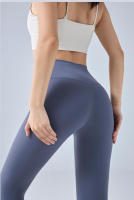 Pantalones deportivos desnudos de cintura alta y glúteos sin tacones, pantalones de gimnasia, ropa de yoga - details 16