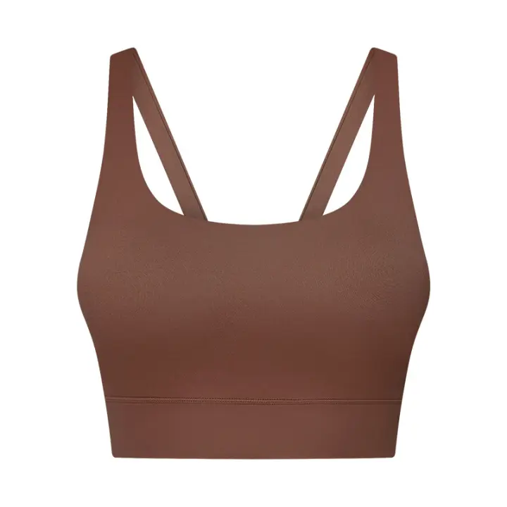 SHINBENE Top de Deportivo de Nylon de Alta Gama Sujetador de Yoga y Fitness con Almohadillas - 1