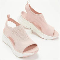 Sandalias de moda sin cordones con cabeza de pez para otoño 2025, zapatos deportivos casuales de tacón bajo para mujer, talla grande - details 3