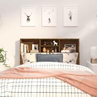 Mueble de Cabeza de Armario de Dormitorio Blanco Estantería de Pared con Almacenamiento - details 10