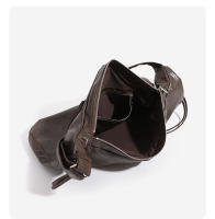Bolso Cruzado de Gran Capacidad Diseño Plisado de Cordón Método de Espalda Múltiple - details 27