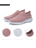 Zapatos para caminar para mujer, zapatillas de calcetín a la moda, mocasines cómodos y transpirables, zapatos informales antideslizantes - details 8