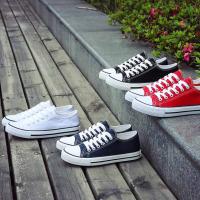 Zapatos de lona de marca para mujer, zapatillas clásicas Unisex, zapatos deportivos informales blancos para primavera y verano, zapatillas planas para caminar a la moda al aire libre - details 3