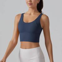 Hmidou Sujetador deportivo para mujer, ropa interior sexy push-up para yoga, correr, gimnasio, tops Fiess, camiseta sin mangas de verano - details 19